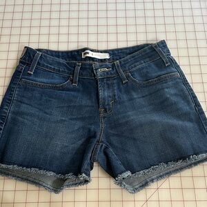 Levi’s cutoff denim shorts